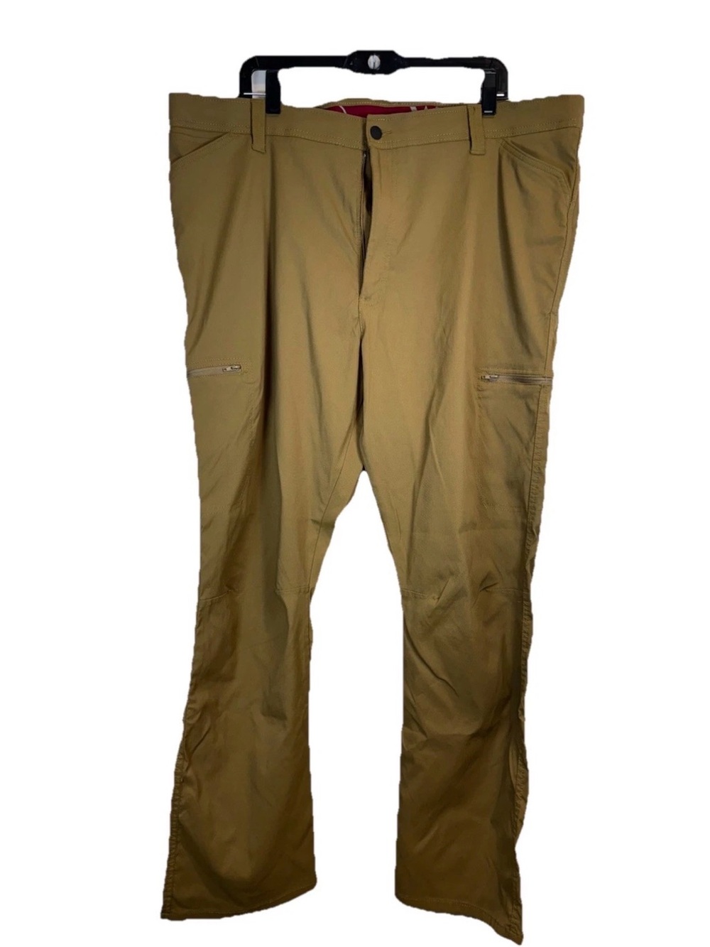 Wrangler ATG Men Pants 42x30 Tan All Terrain Gear Stretch Outdoor Hiking